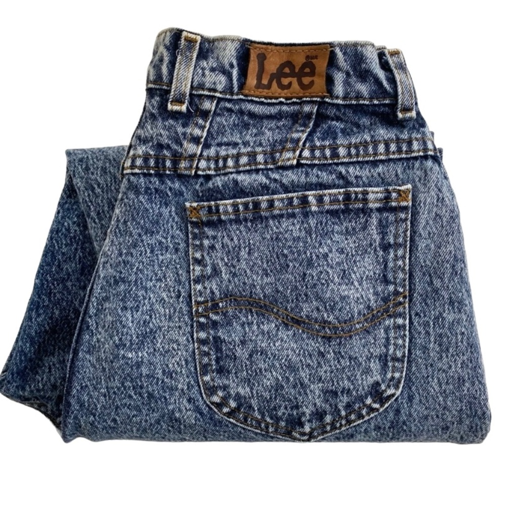 🚫SOLD🚫 Vintage Lee Acid Wash High Waist Mom Jeans Size 16 - Picture 4 of 14
